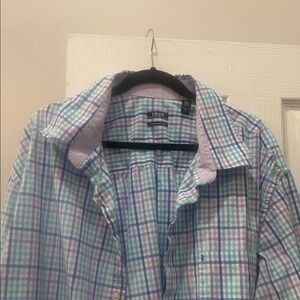 Izod Multicolor Plaid Shirt